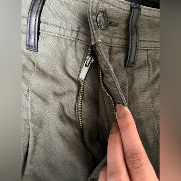 The Kooples Olive Green High-Waisted Shorts – Size 1 (XS/S) - Picture 7 of 16